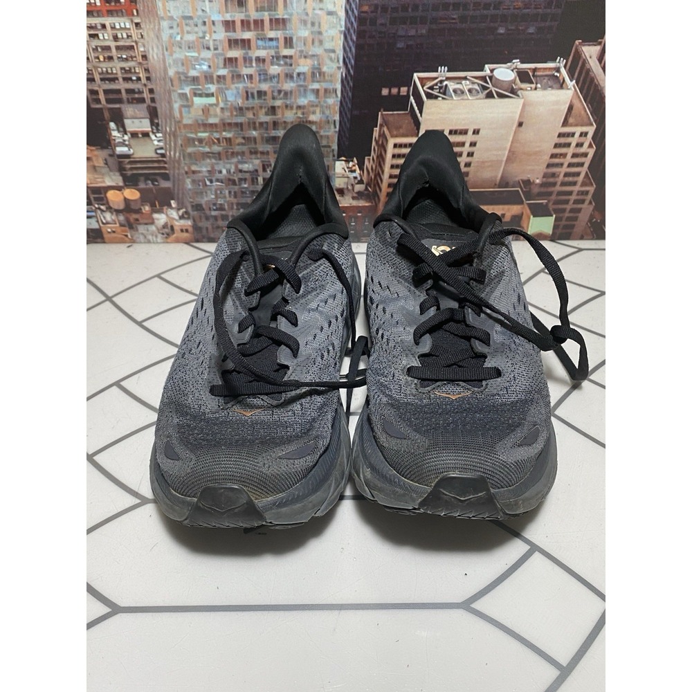 Hoka One One Clifton 8 Womens 8BShoes Gray Running Sneaker Walking Gym